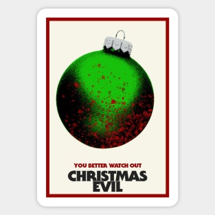 Christmas Evil Sticker